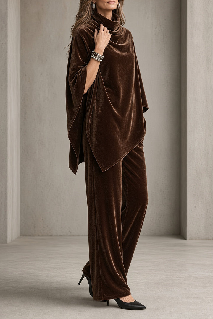 Holly Draped Two-Piece Set by Bennett and Lowe, featuring a stylish draped design in a coordinated fabric ensemble.