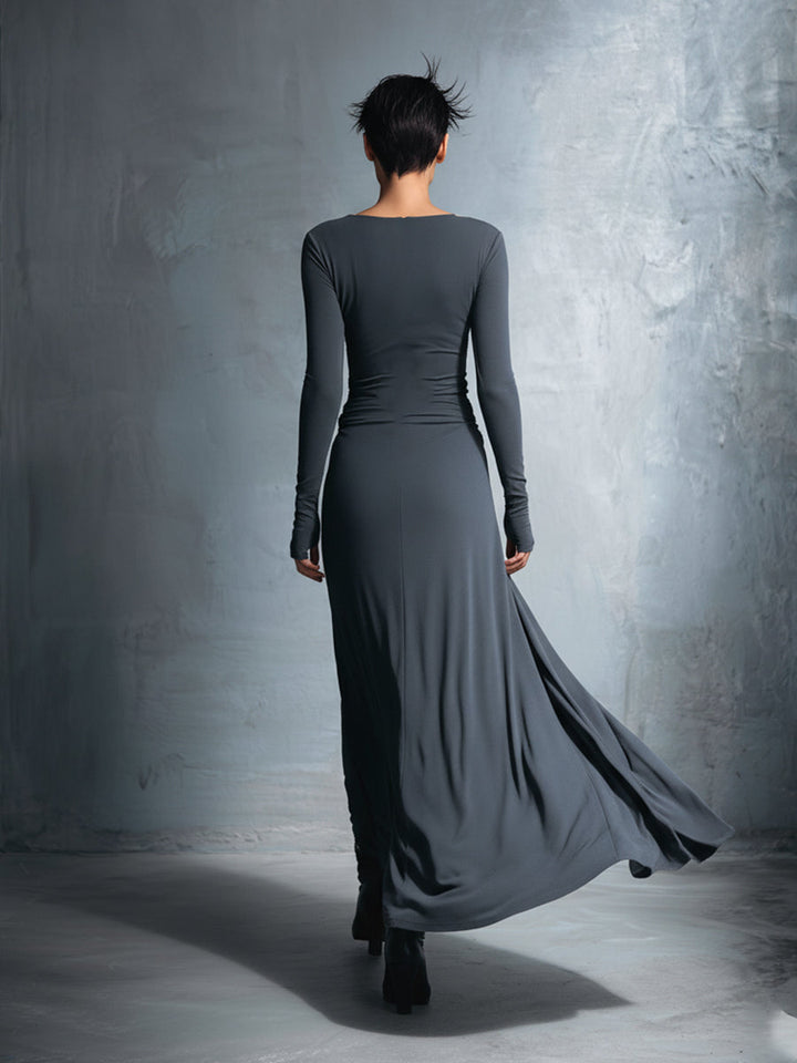 April | Side-Knot Maxi Dress