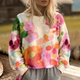 Ferrona | Tie-Dye Floral Sweater