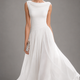 Simone | Draped Neck Pleated Midi Dress for Women