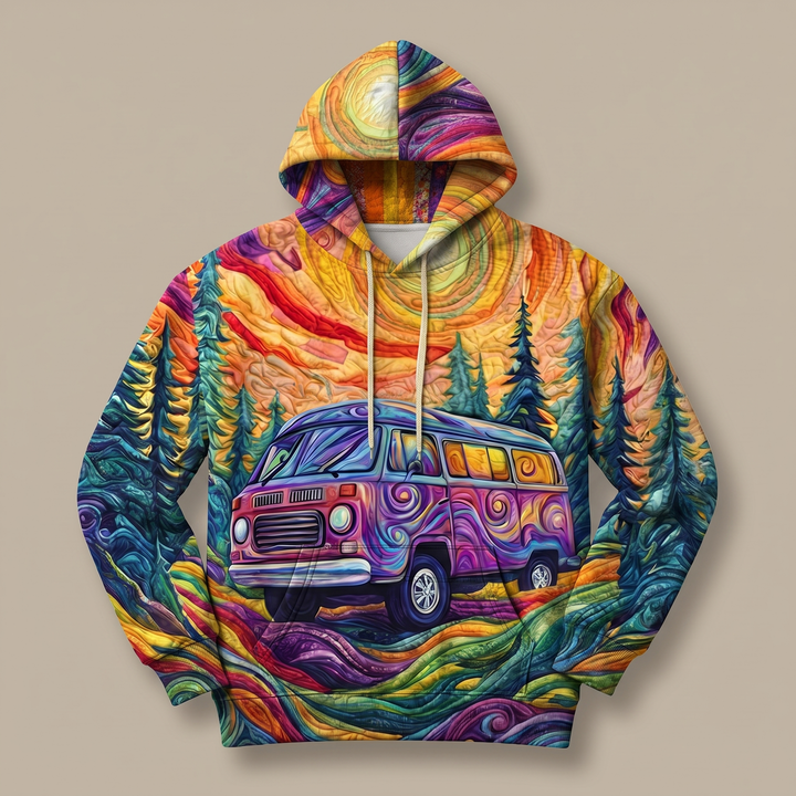 Vaneska | Sunburst Print Hoodie