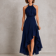 Chloe | Halter Ruffle Hem