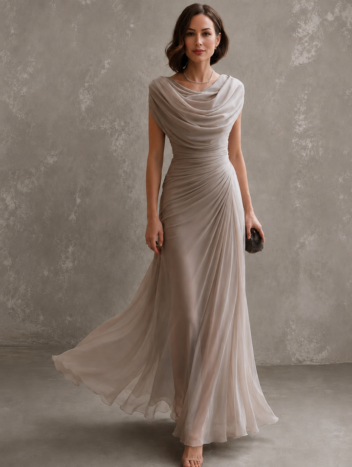 Jenna | Draped Maxi Dress