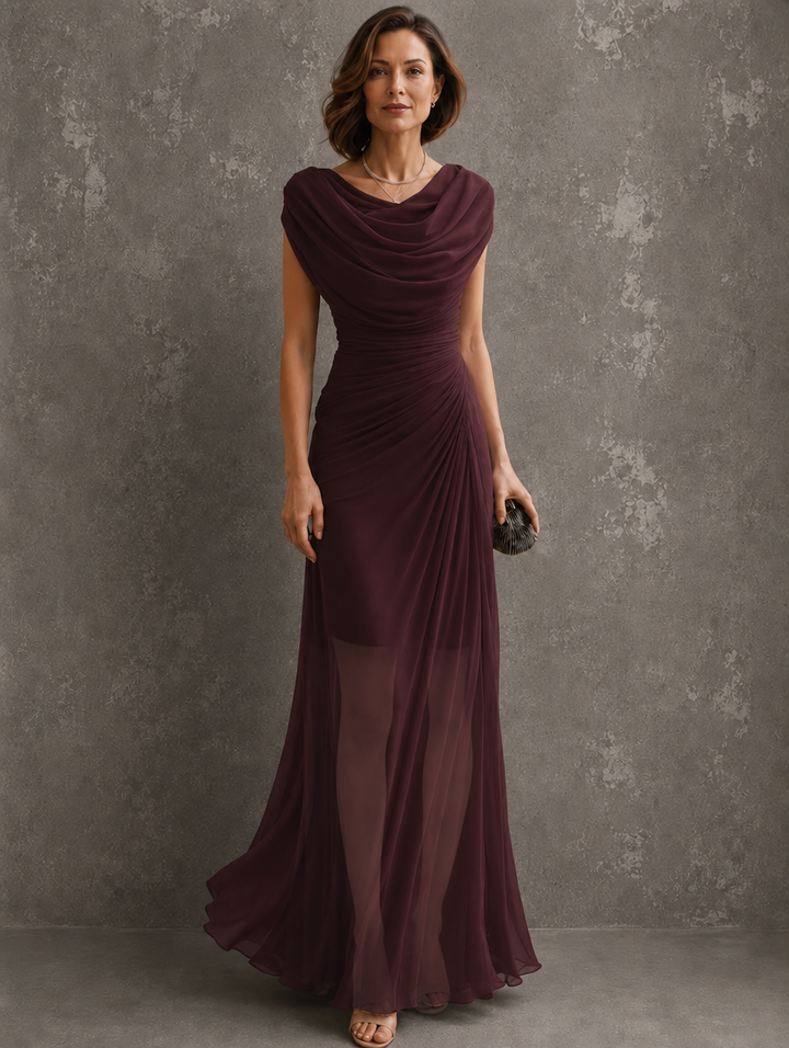 Jenna | Draped Maxi Dress