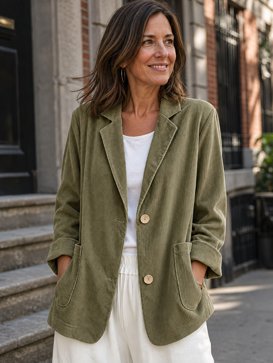 Rebecca | Notched-Lapel Blazer