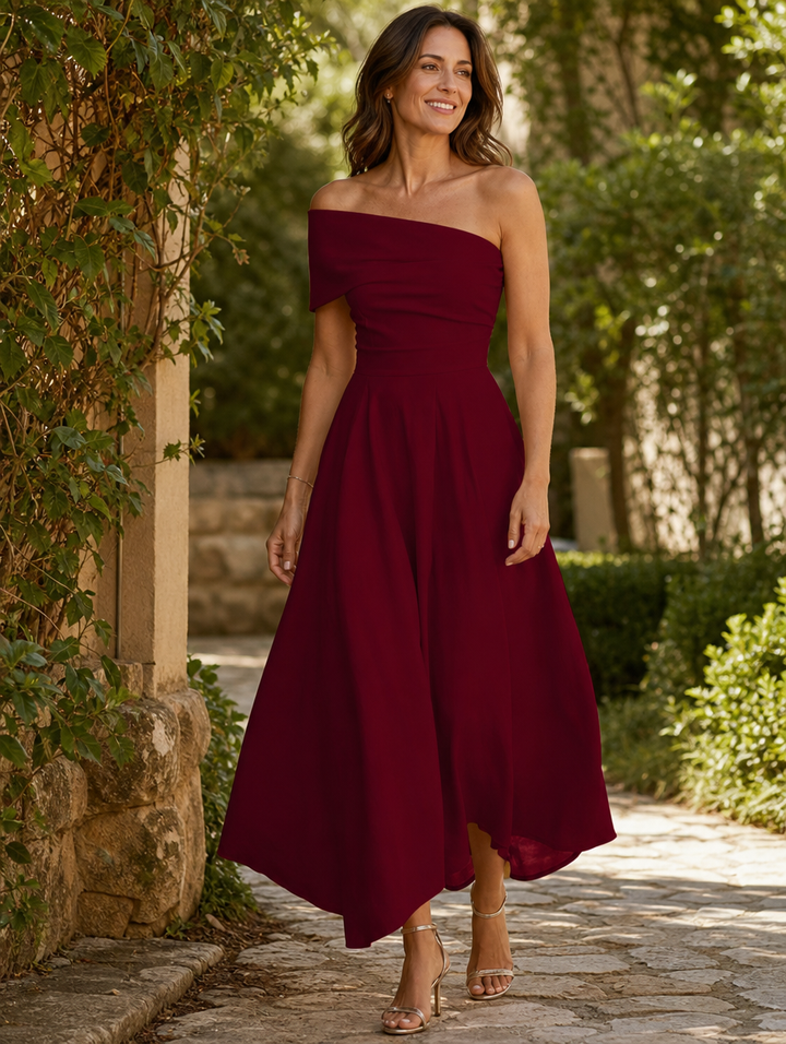 Elegant flowy maxi dress for women by Bennett & Lowe, featuring a lightweight, breezy design with a flattering silhouette.