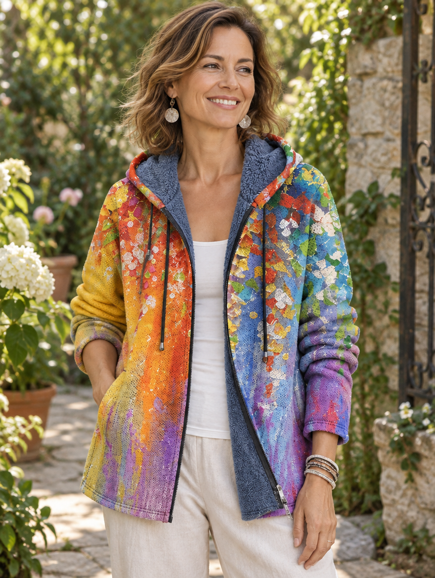 Rebecca | Art-Print Statement Hoodie