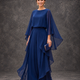 Gloria | Cape-Sleeve Top and Ruffle Skirt Set