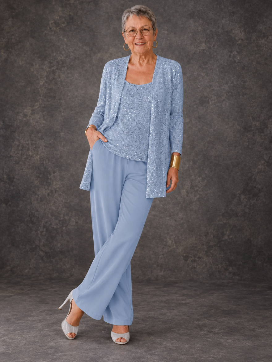 Wendy | Layered Three-Piece Pants Set