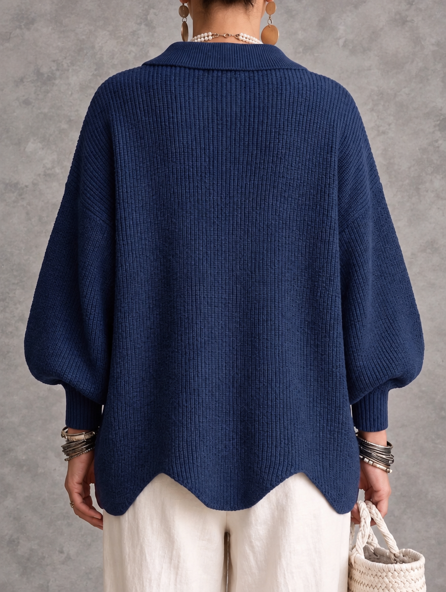 Theresa | Oversized Button-Front Cardigan