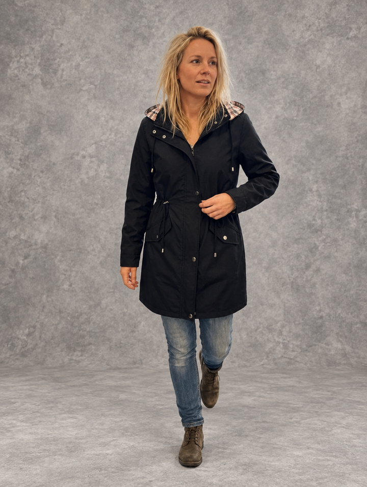 Denise | Detachable-Hood Raincoat