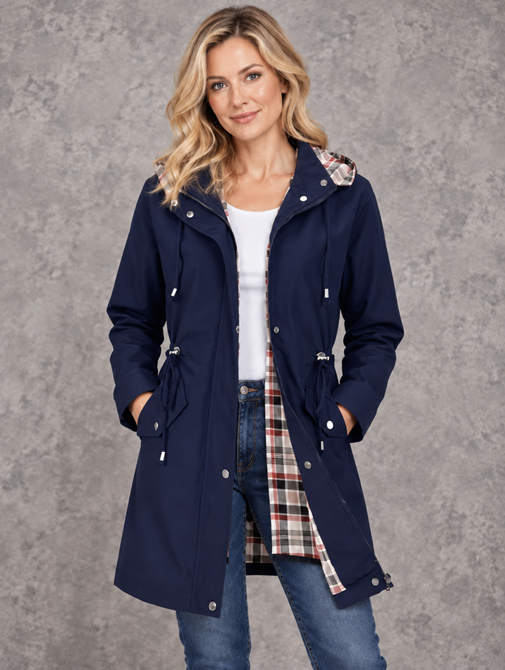 Denise | Detachable-Hood Raincoat