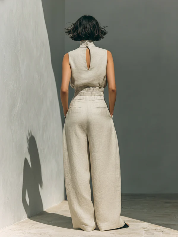 Nuria | Sleeveless Top Set