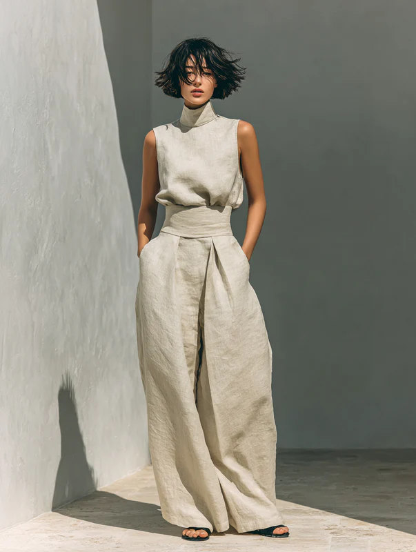 Nuria | Sleeveless Top Set