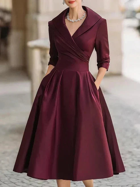 Rebecca | Fitted Midi Dress for Women