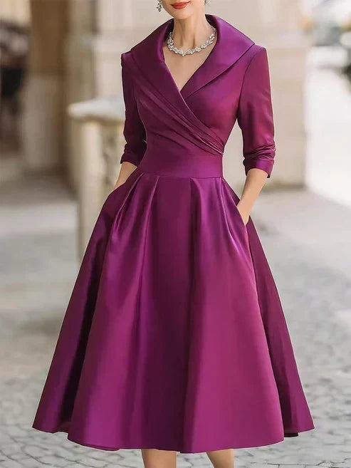 Rebecca | Fitted Midi Dress for Women
