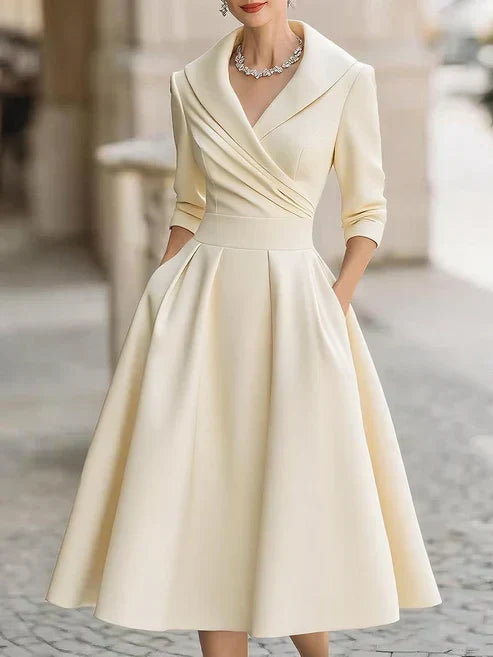 Rebecca | Fitted Midi Dress for Women