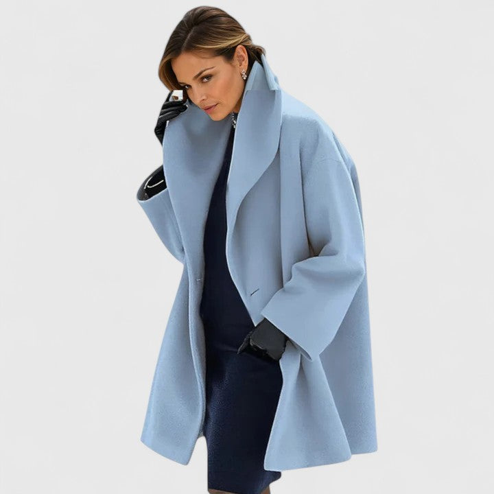 Elorinda | Classic Long-Sleeve Winter Coat for Women