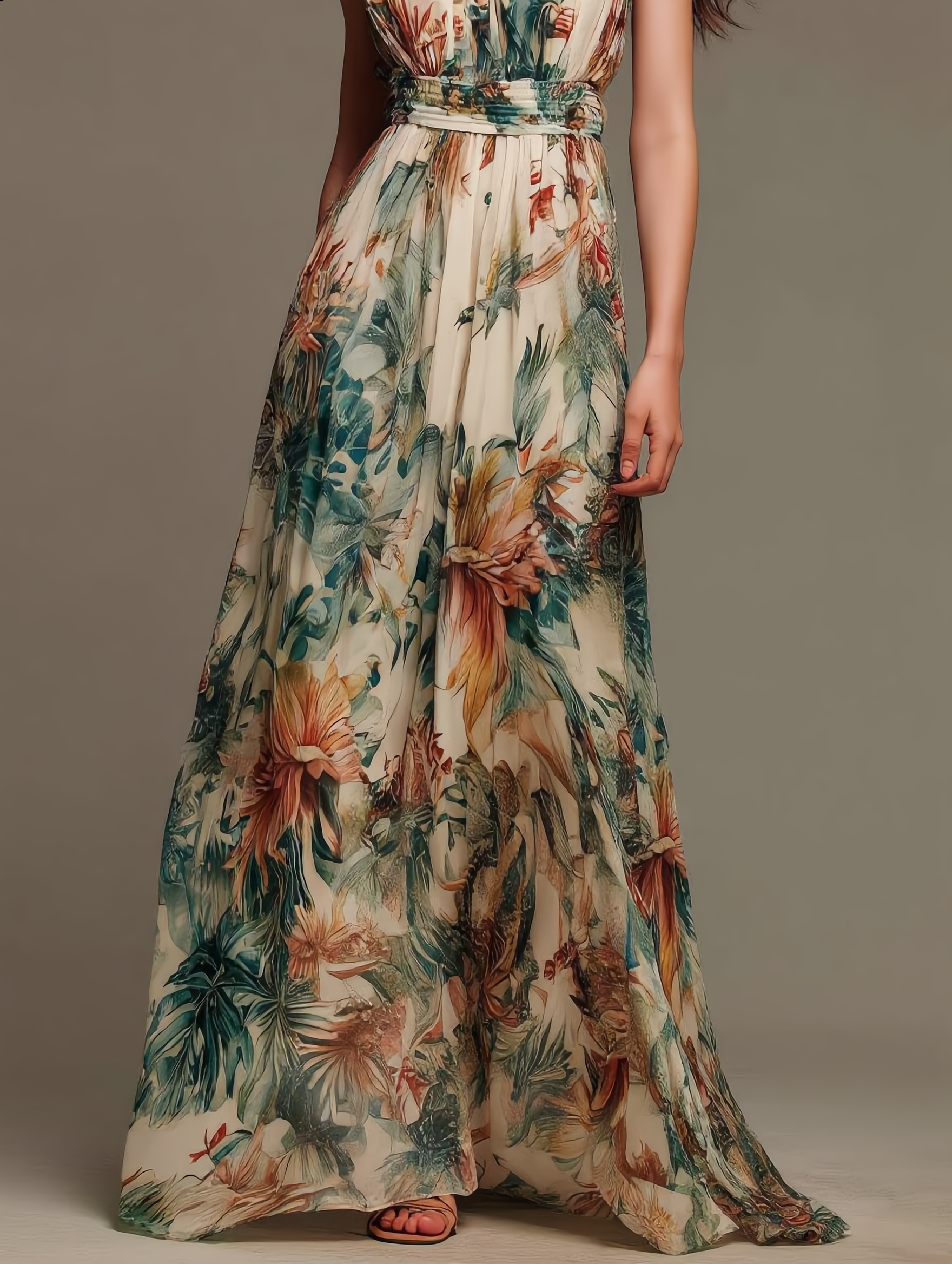 Eden | Tropical Maxi Dress