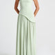 Lina | Strapless Maxi Dress with High Slit