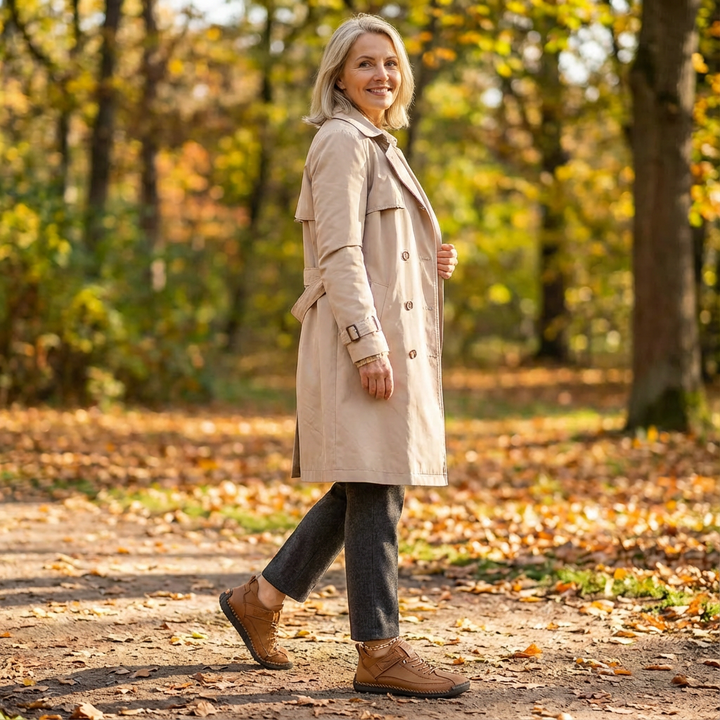 Rosie supportive comfort women's sneakers by Bennett and Lowe featuring breathable fabric and cushioned soles.