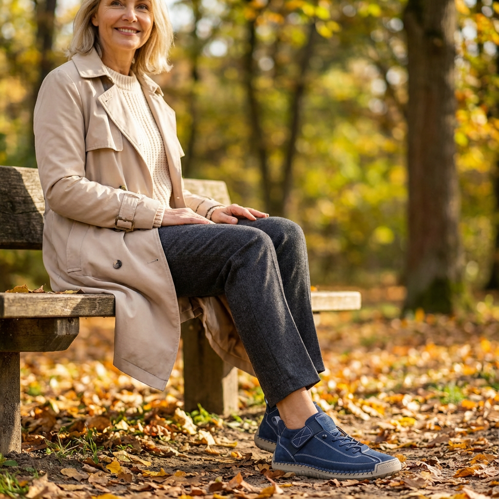 Rosie supportive comfort sneakers for women by Bennett and Lowe, featuring a stylish design in nano-banana color