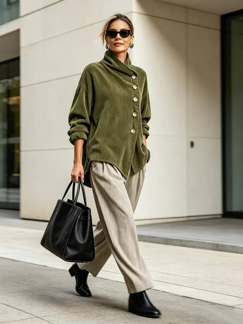 Lauren | High-Collar Tunic