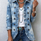 Jemison | Vintage Botanical Print Ruffle Jacket for Women