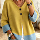 Tabitha | Color Block Button Cardigan