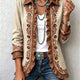 Dawncroft | Vintage Bohemian Floral Ruffled Jacket for Women