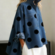 Peggy | Polka Dot Overshirt for Women