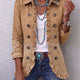 Crestelle | Western Pattern Ruffle Jacket for Women
