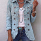 Estrella | Vintage Paisley Print Ruffled Jacket for Women