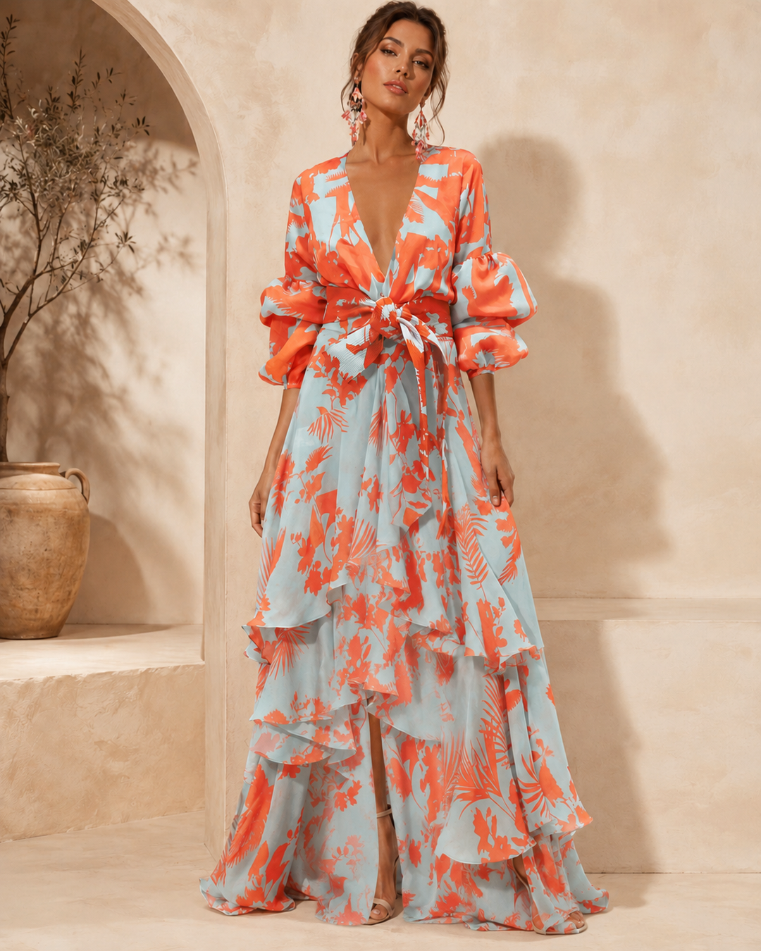 Cassandra™ Floral Tiered Maxi Dress