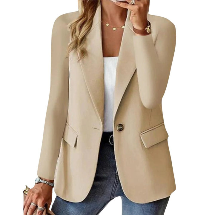 Sheryl tailored long-sleeve blazer for women by Bennett and Lowe, shown in a fitted, professional style on a model.