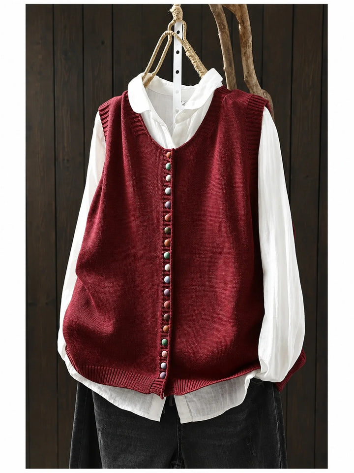 Erica | Sleeveless Layering Vest
