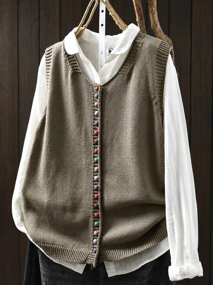 Erica | Sleeveless Layering Vest