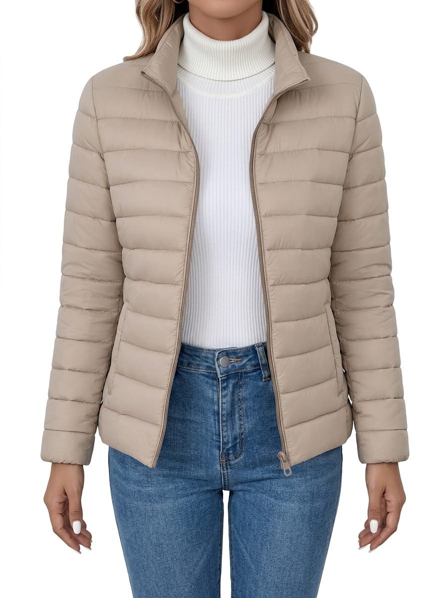 Samantha | Lightweight Padded Quilted Mid-Season Jacket for Women