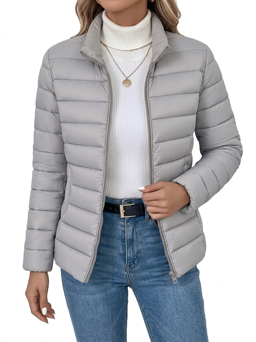 Samantha | Lightweight Padded Quilted Mid-Season Jacket for Women
