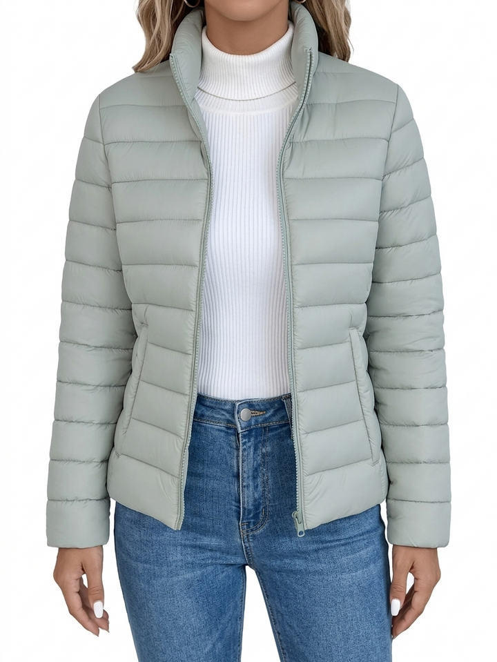 Samantha | Lightweight Padded Quilted Mid-Season Jacket for Women