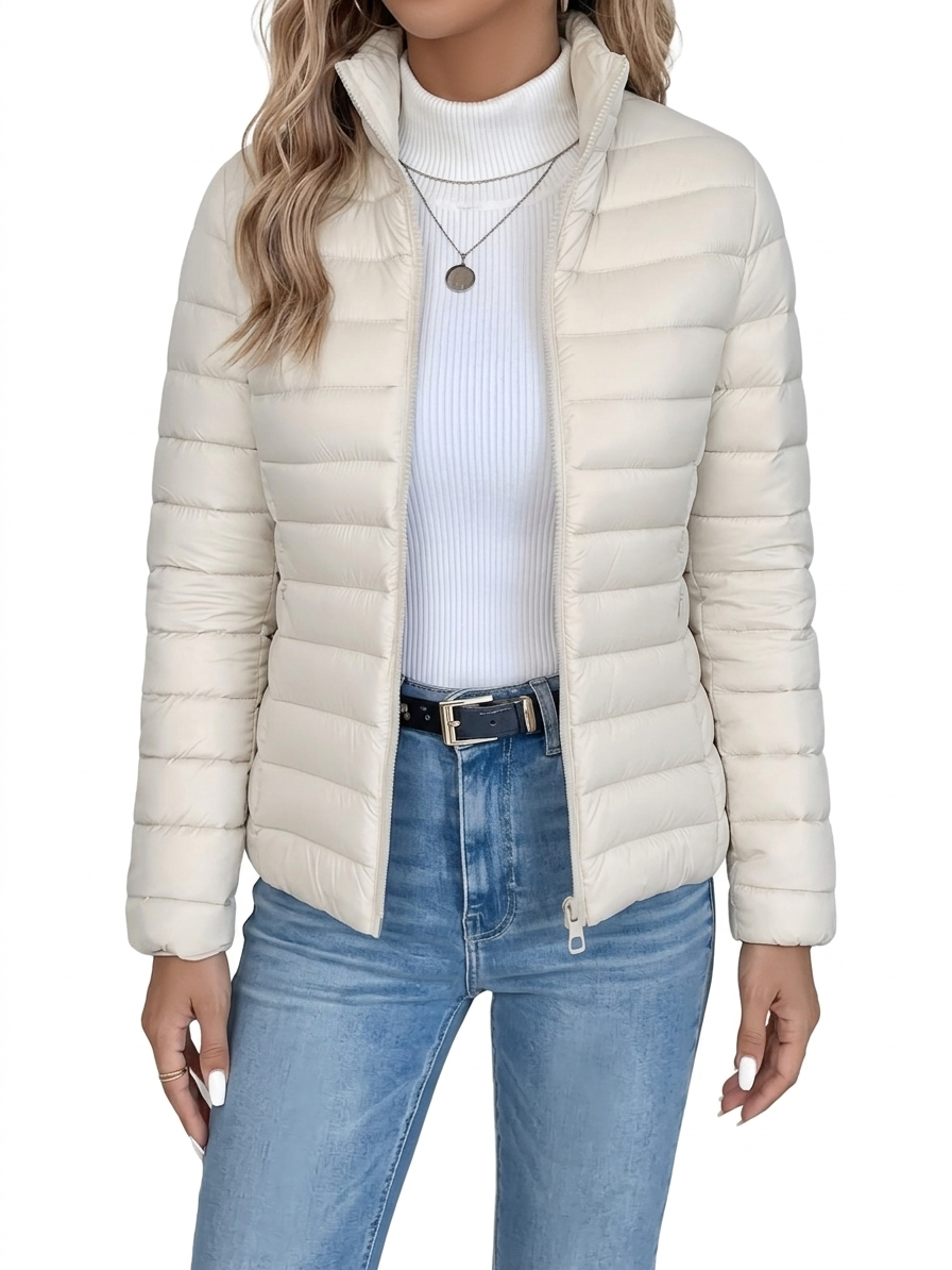 Samantha | Lightweight Padded Quilted Mid-Season Jacket for Women