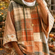 Ana | Autumn Patchwork Oversized Hoodie