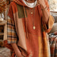 Raluca | Autumn Patchwork Oversized Hoodie