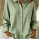 Elise | Gingham Button-Front Blouse