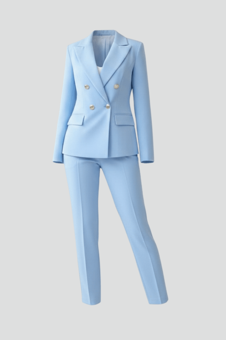 Sloane | Double-Breasted Blazer Pant Suit