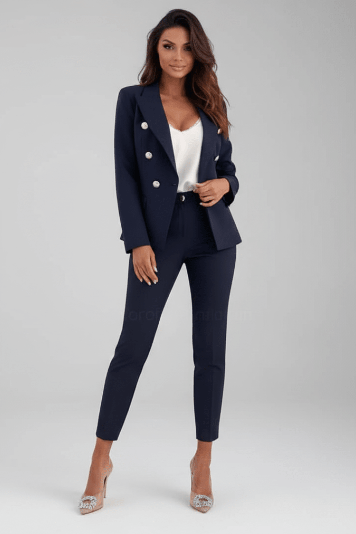 Sloane | Double-Breasted Blazer Pant Suit
