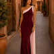 Giulia | Bordeaux Vivian-Style Dress for Women