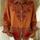 Sylvie | Floral-Print Button Blouse