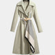 Clarice | Belted Classic Midi Trench Coat for Women