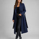 Josie | Belted Long Lapel Coat for Women